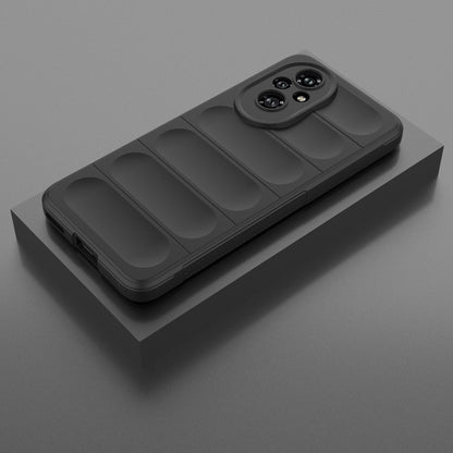 Honor 200 Magic Shield TPU + Flannel Phone Case: Durable, Non-toxic, Easy Access, Stylish Design