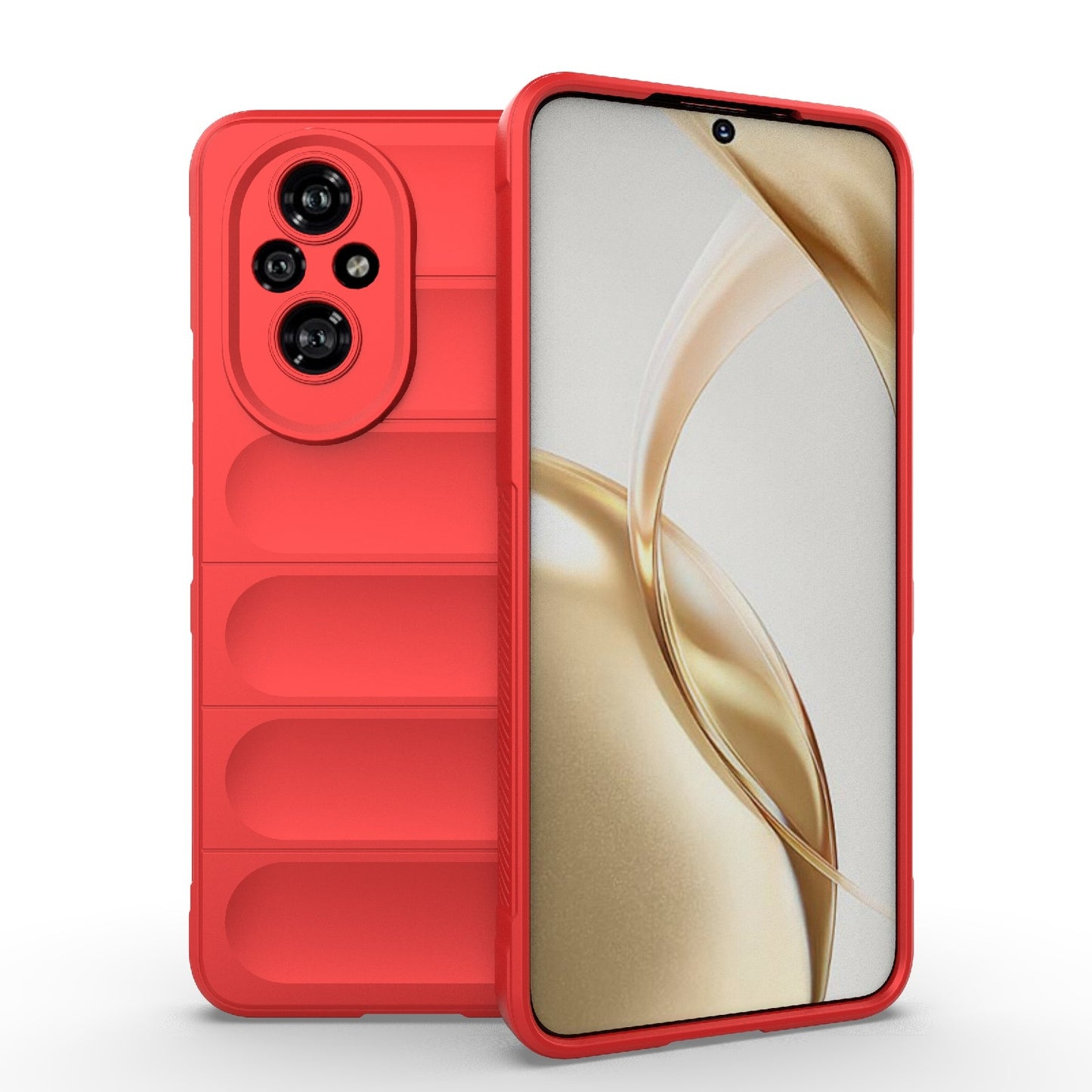 Honor 200 Magic Shield TPU + Flannel Phone Case: Durable, Non-toxic, Easy Access, Stylish Design