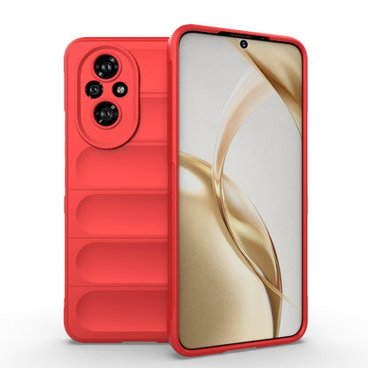 Honor 200 Magic Shield TPU + Flannel Phone Case: Durable, Non-toxic, Easy Access, Stylish Design