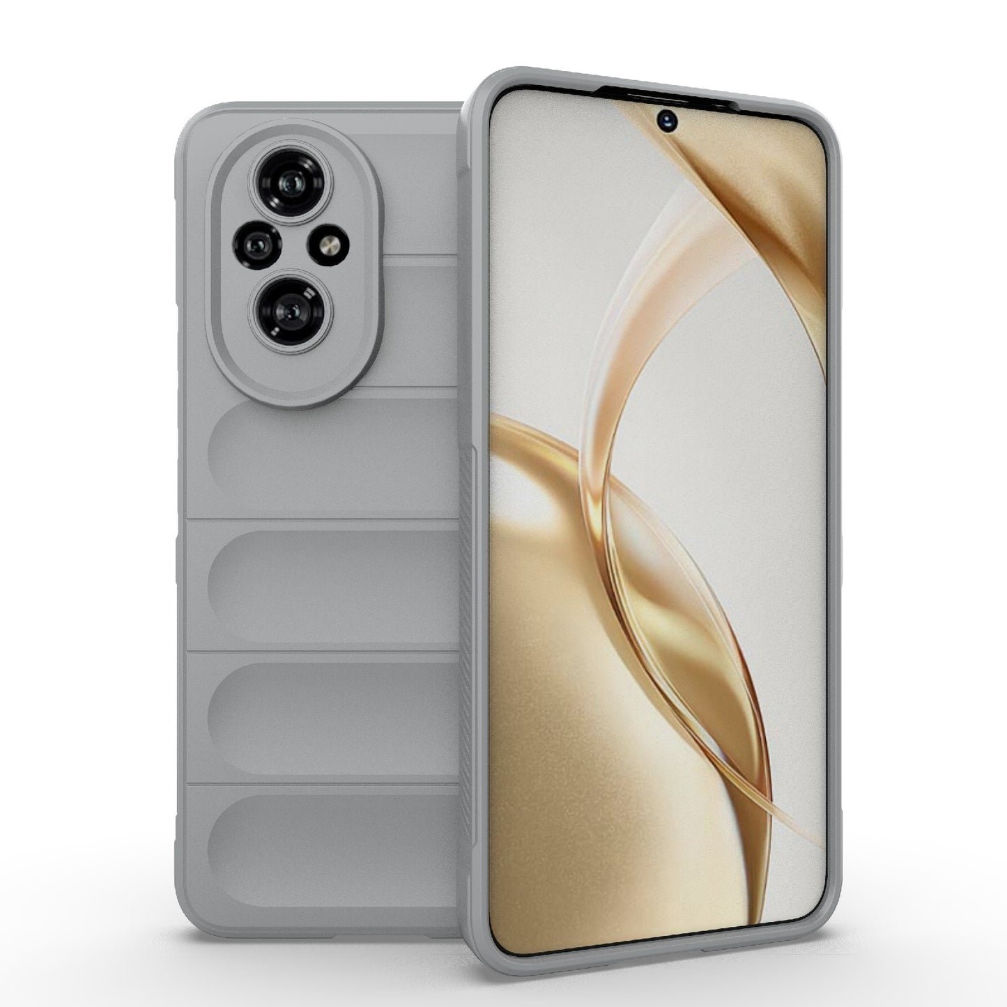 Honor 200 Magic Shield TPU + Flannel Phone Case: Durable, Non-toxic, Easy Access, Stylish Design