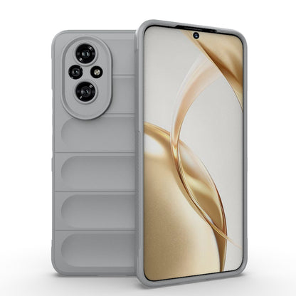 Honor 200 Magic Shield TPU + Flannel Phone Case: Durable, Non-toxic, Easy Access, Stylish Design