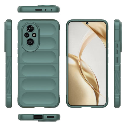 Honor 200 Magic Shield TPU + Flannel Phone Case: Durable, Non-toxic, Easy Access, Stylish Design