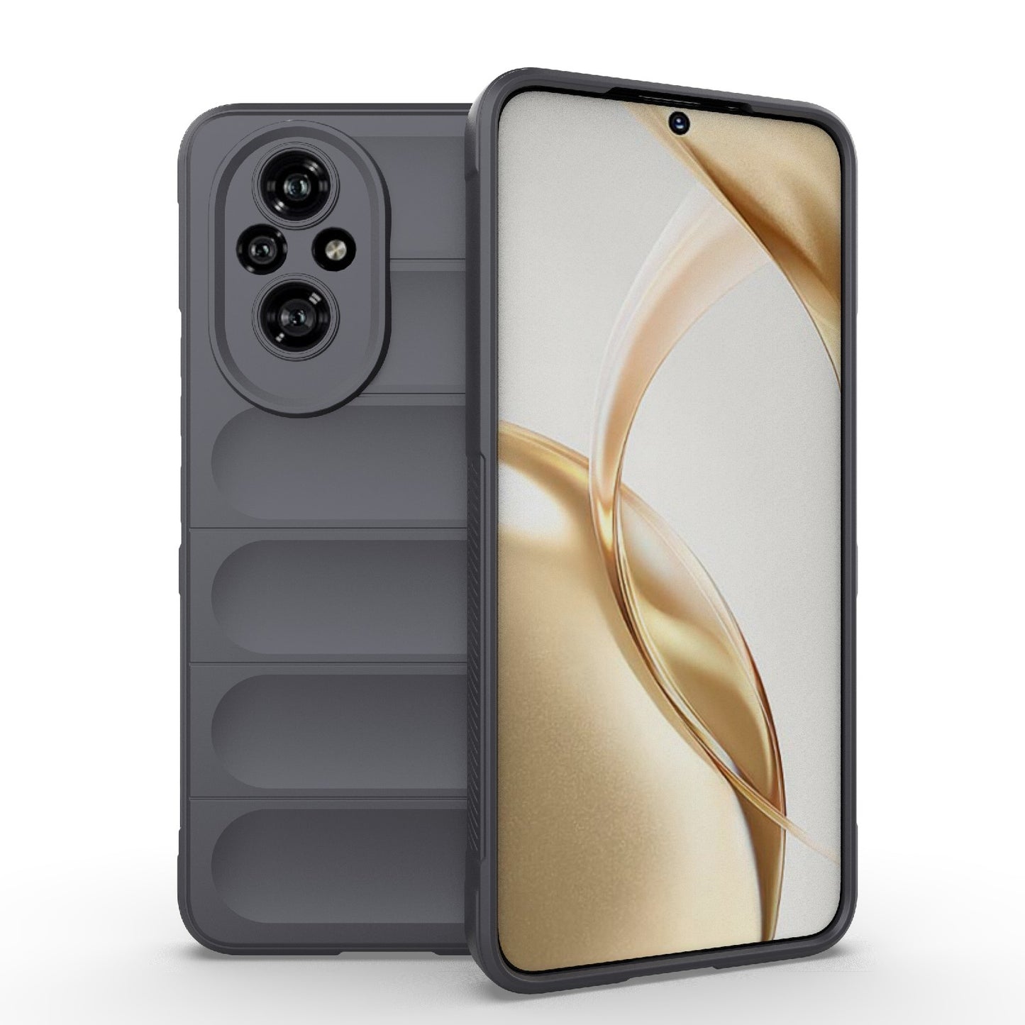 Honor 200 Magic Shield TPU + Flannel Phone Case: Durable, Non-toxic, Easy Access, Stylish Design