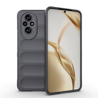 Honor 200 Magic Shield TPU + Flannel Phone Case: Durable, Non-toxic, Easy Access, Stylish Design
