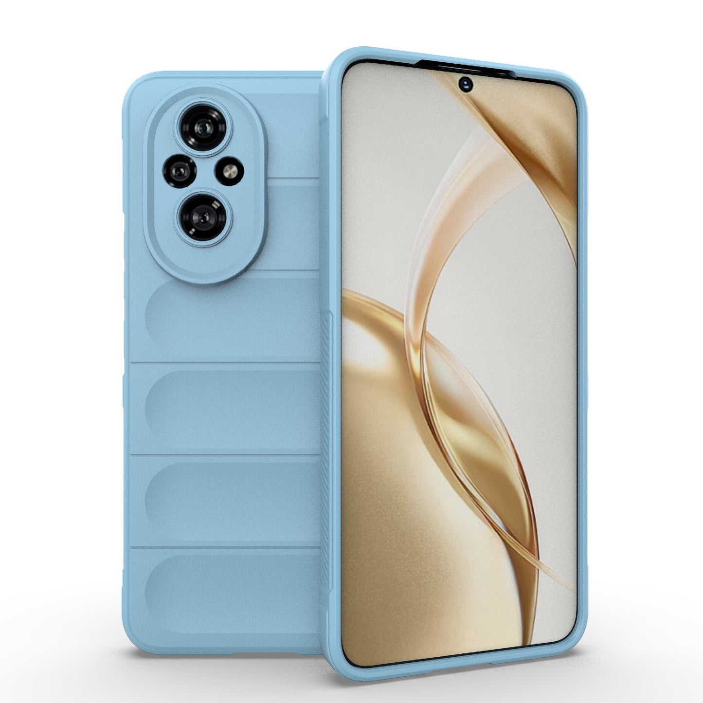 Honor 200 Magic Shield TPU + Flannel Phone Case: Durable, Non-toxic, Easy Access, Stylish Design