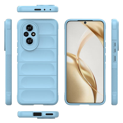Honor 200 Magic Shield TPU + Flannel Phone Case: Durable, Non-toxic, Easy Access, Stylish Design