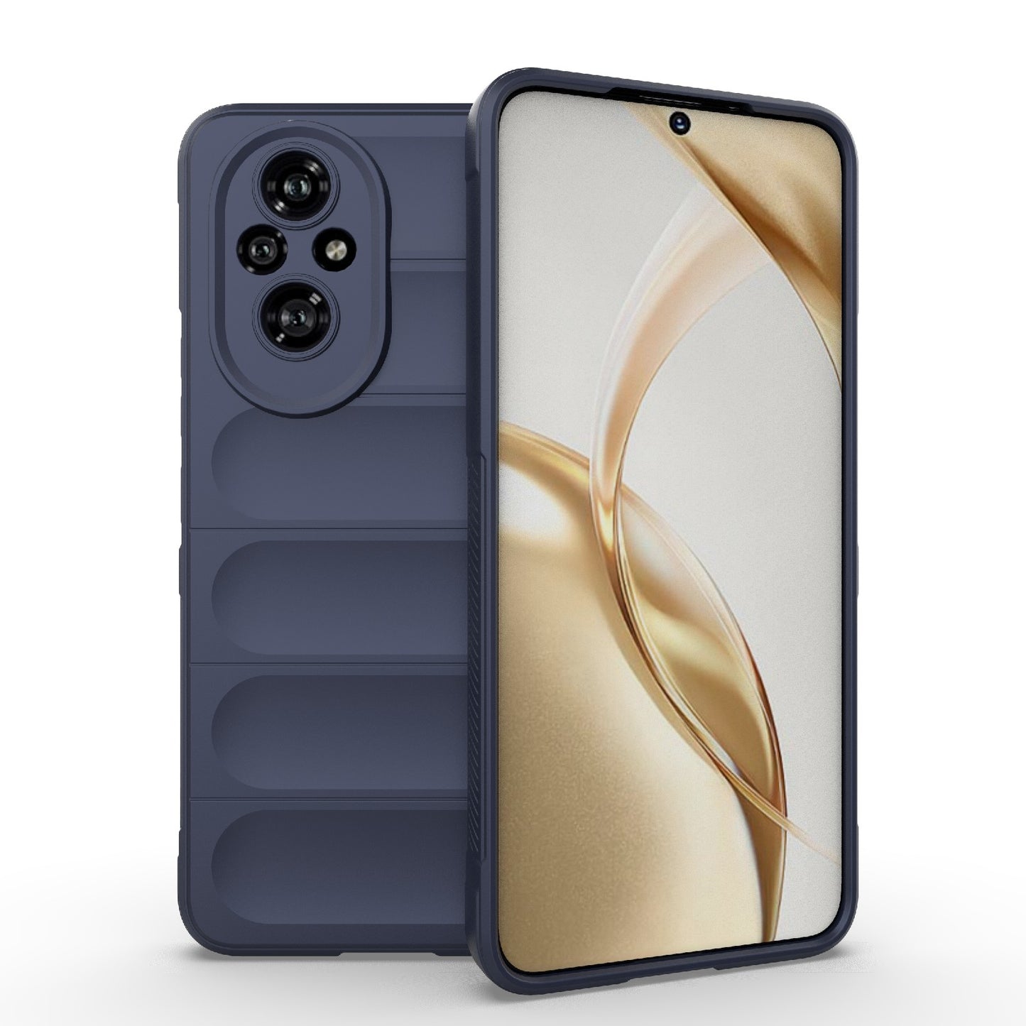 Honor 200 Magic Shield TPU + Flannel Phone Case: Durable, Non-toxic, Easy Access, Stylish Design