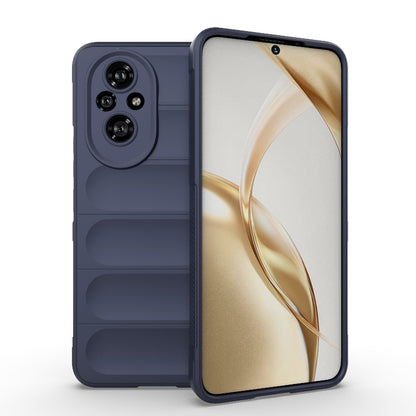 Honor 200 Magic Shield TPU + Flannel Phone Case: Durable, Non-toxic, Easy Access, Stylish Design