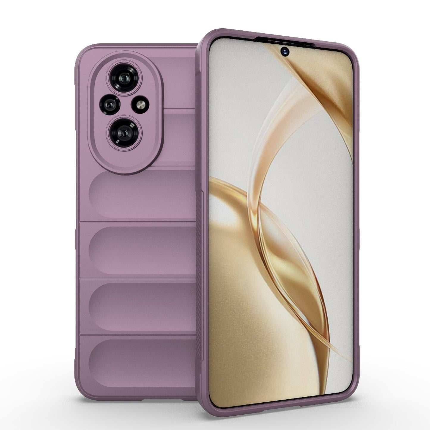 Honor 200 Magic Shield TPU + Flannel Phone Case: Durable, Non-toxic, Easy Access, Stylish Design