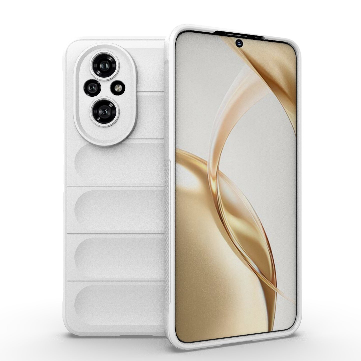 Honor 200 Magic Shield TPU + Flannel Phone Case: Durable, Non-toxic, Easy Access, Stylish Design