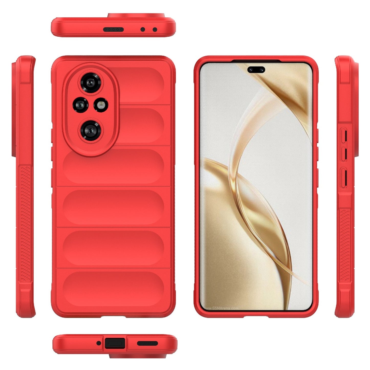 Honor 200 Pro Magic Shield TPU + Flannel Phone Case: Durable, Non-toxic, Easy Access, Stylish Design