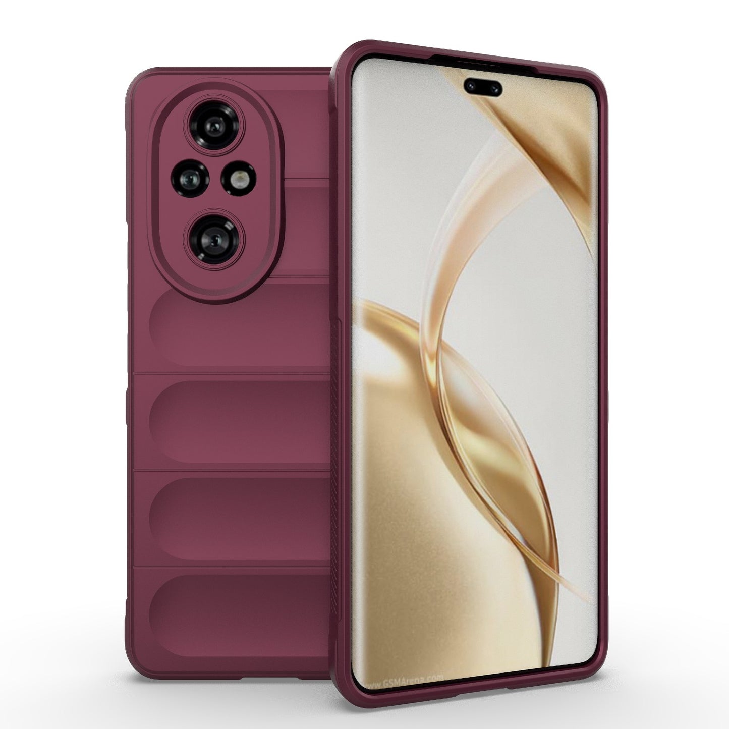 Honor 200 Pro Magic Shield TPU + Flannel Phone Case: Durable, Non-toxic, Easy Access, Stylish Design
