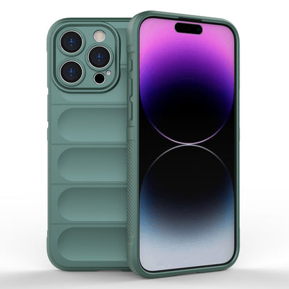 iPhone 15 Pro Max Magic Shield TPU + Flannel Phone Case: Durable, Non-toxic, Easy Access, Stylish Design