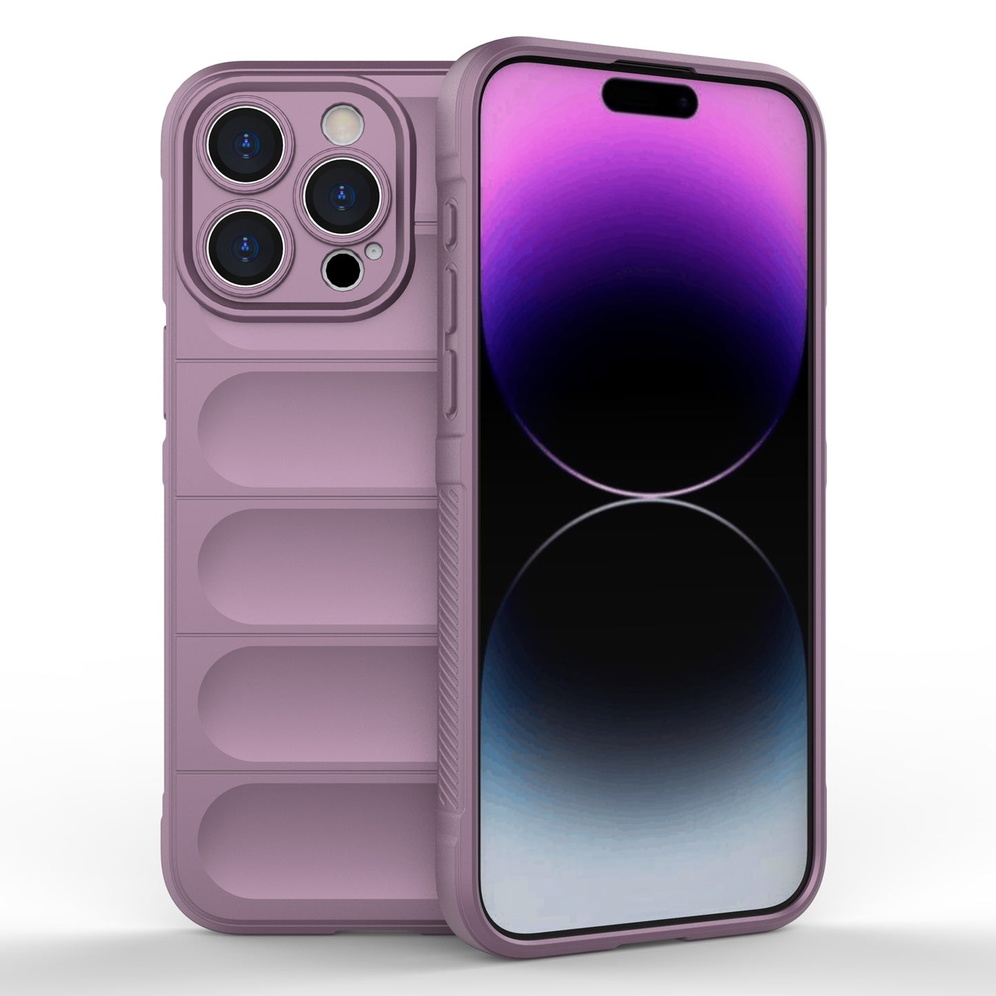 iPhone 15 Pro Max Magic Shield TPU + Flannel Phone Case: Durable, Non-toxic, Easy Access, Stylish Design
