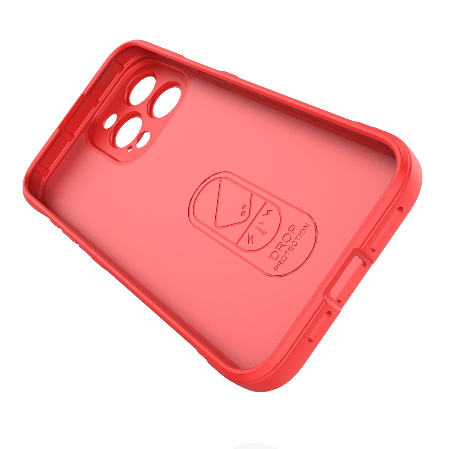 iPhone 15 Pro Max Magic Shield TPU + Flannel Phone Case: Durable, Non-toxic, Easy Access, Stylish Design