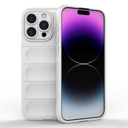 iPhone 15 Pro Max Magic Shield TPU + Flannel Phone Case: Durable, Non-toxic, Easy Access, Stylish Design