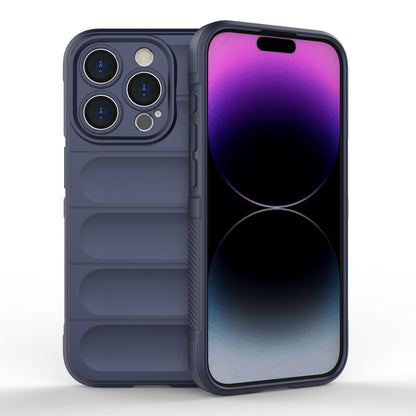 iPhone 15 Pro Magic Shield TPU + Flannel Phone Case: Durable, Non-toxic, Easy Access, Stylish Design
