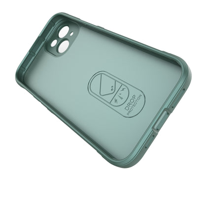 iPhone 15 Plus Magic Shield TPU + Flannel Phone Case: Durable, Non-toxic, Easy Access, Stylish Design