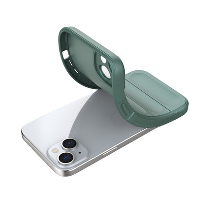 iPhone 15 Plus Magic Shield TPU + Flannel Phone Case: Durable, Non-toxic, Easy Access, Stylish Design