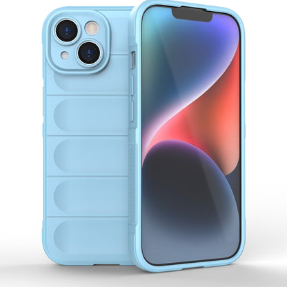 iPhone 15 Magic Shield TPU + Flannel Phone Case: Durable, Non-toxic, Easy Access, Stylish Design