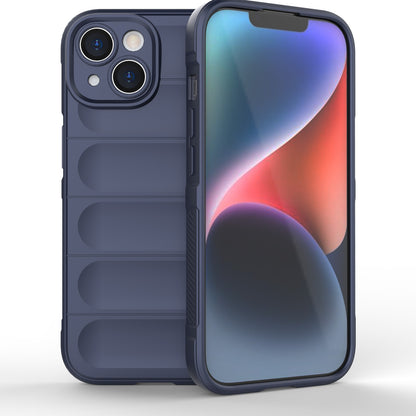 iPhone 15 Magic Shield TPU + Flannel Phone Case: Durable, Non-toxic, Easy Access, Stylish Design