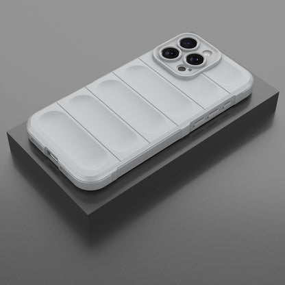 iPhone 16 Pro Max Magic Shield TPU + Flannel Phone Case: Durable, Non-toxic, Easy Access, Stylish Design