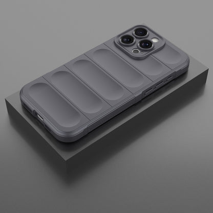 iPhone 16 Pro Max Magic Shield TPU + Flannel Phone Case: Durable, Non-toxic, Easy Access, Stylish Design