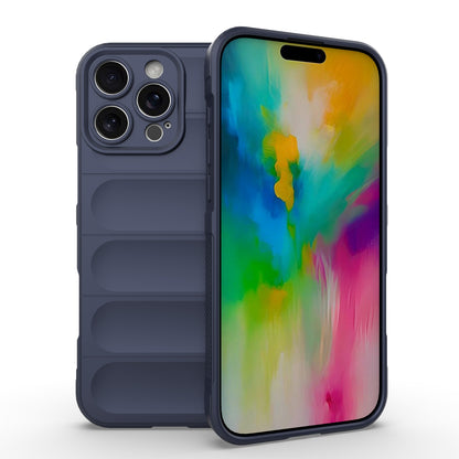 iPhone 16 Pro Max Magic Shield TPU + Flannel Phone Case: Durable, Non-toxic, Easy Access, Stylish Design