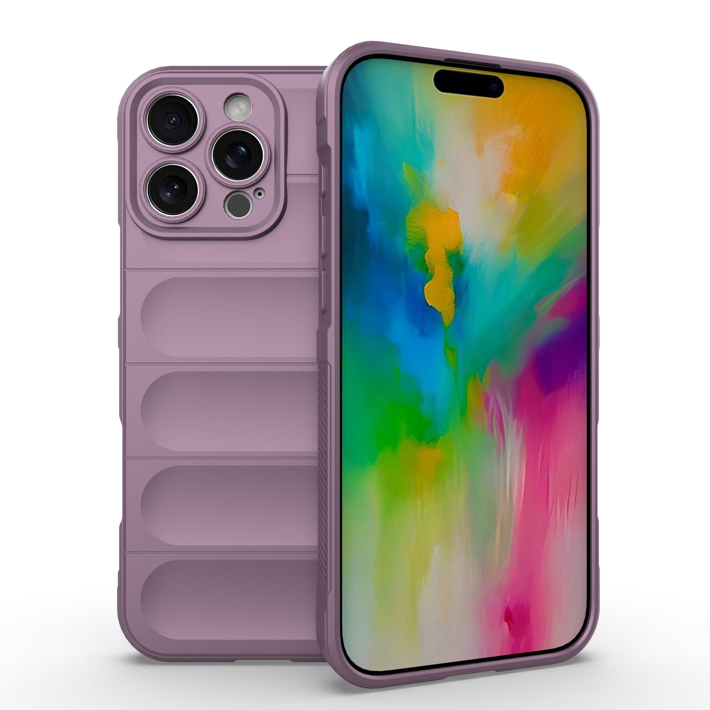 iPhone 16 Pro Max Magic Shield TPU + Flannel Phone Case: Durable, Non-toxic, Easy Access, Stylish Design
