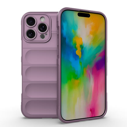 iPhone 16 Pro Max Magic Shield TPU + Flannel Phone Case: Durable, Non-toxic, Easy Access, Stylish Design
