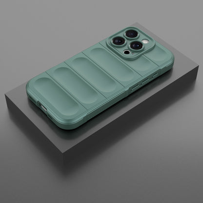 iPhone 16 Pro Magic Shield TPU + Flannel Phone Case: Durable, Non-toxic, Easy Access, Stylish Design
