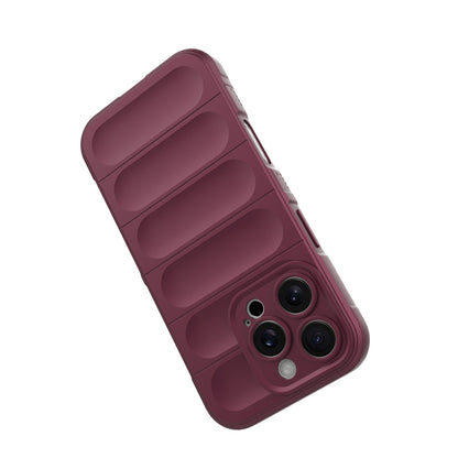 iPhone 16 Pro Magic Shield TPU + Flannel Phone Case: Durable, Non-toxic, Easy Access, Stylish Design