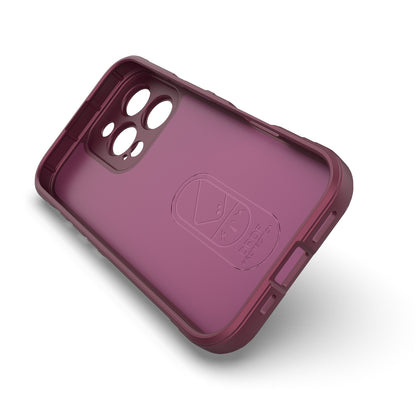 iPhone 16 Pro Magic Shield TPU + Flannel Phone Case: Durable, Non-toxic, Easy Access, Stylish Design
