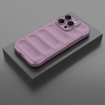iPhone 16 Pro Magic Shield TPU + Flannel Phone Case: Durable, Non-toxic, Easy Access, Stylish Design