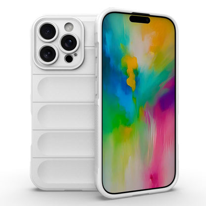 iPhone 16 Pro Magic Shield TPU + Flannel Phone Case: Durable, Non-toxic, Easy Access, Stylish Design