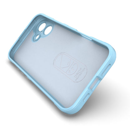 iPhone 16 Plus Magic Shield TPU + Flannel Phone Case: Durable, Non-toxic, Easy Access, Stylish Design