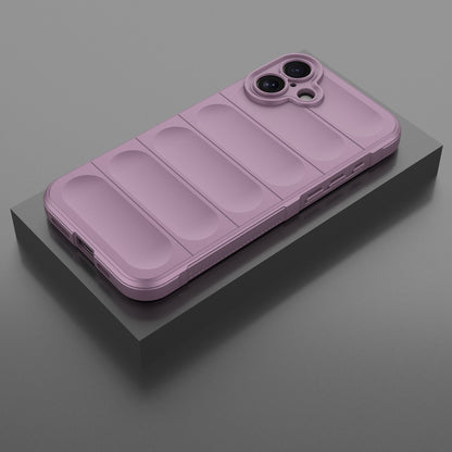iPhone 16 Plus Magic Shield TPU + Flannel Phone Case: Durable, Non-toxic, Easy Access, Stylish Design