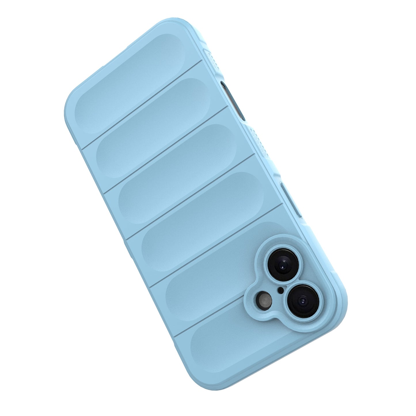 iPhone 16 Plus Magic Shield TPU + Flannel Phone Case: Durable, Non-toxic, Easy Access, Stylish Design