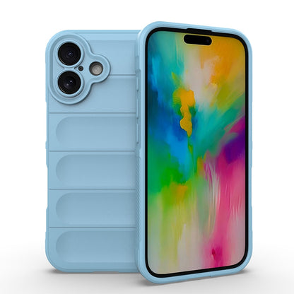iPhone 16 Magic Shield TPU + Flannel Phone Case: Durable, Non-toxic, Easy Access, Stylish Design