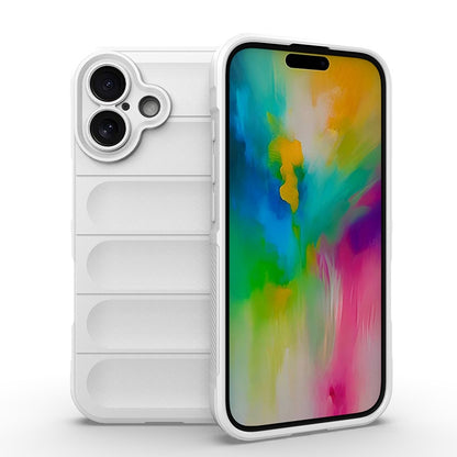 iPhone 16 Magic Shield TPU + Flannel Phone Case: Durable, Non-toxic, Easy Access, Stylish Design