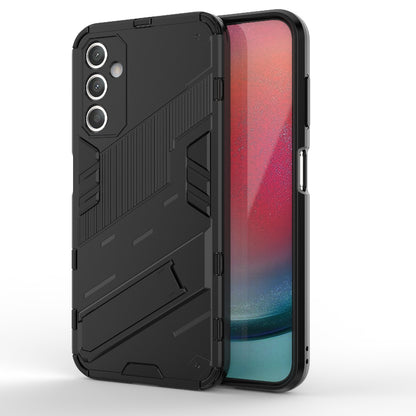 Samsung Galaxy A25 5G Shockproof Phone Case - Punk Armor 2-in-1 PC + TPU with Invisible Holder