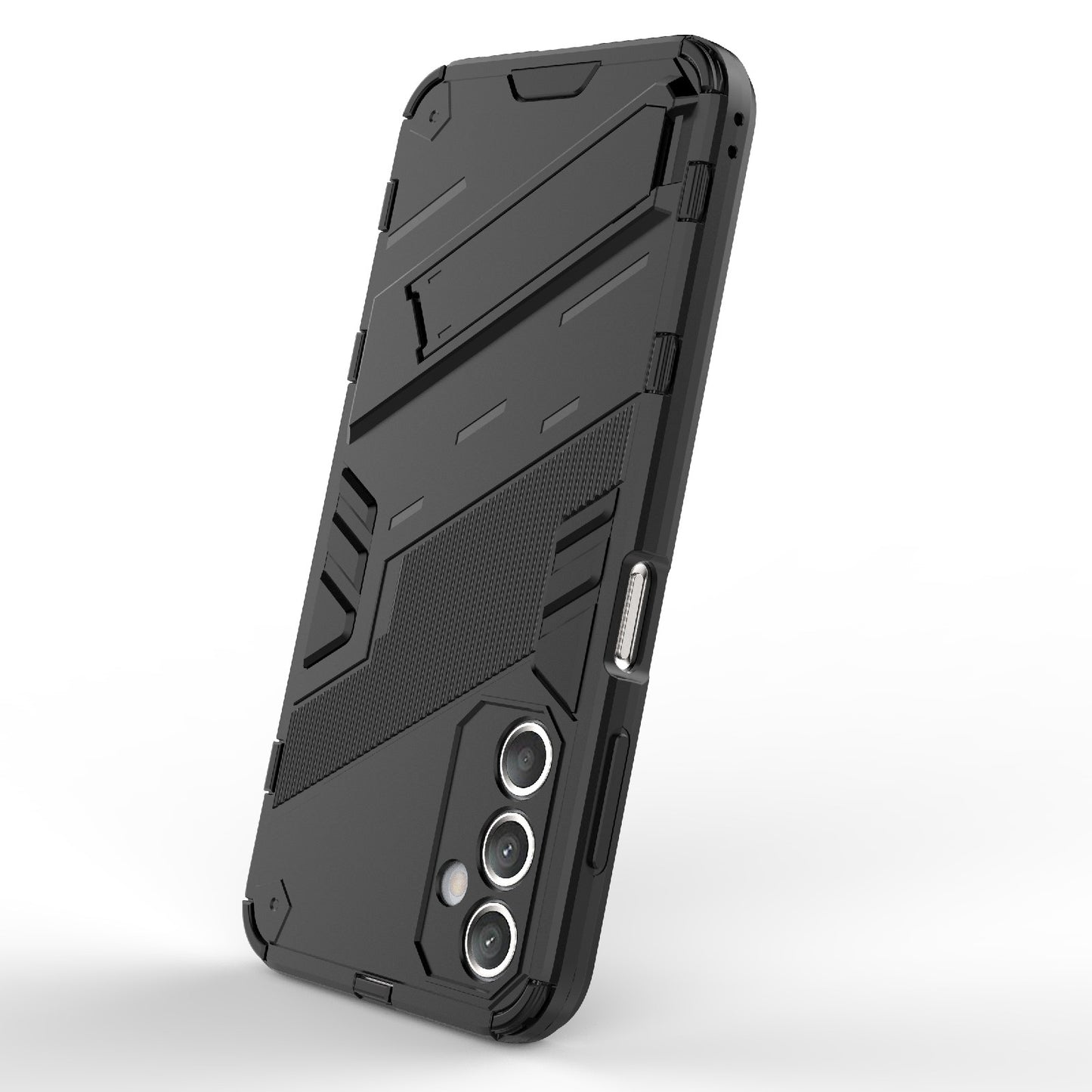 Samsung Galaxy A25 5G Shockproof Phone Case - Punk Armor 2-in-1 PC + TPU with Invisible Holder