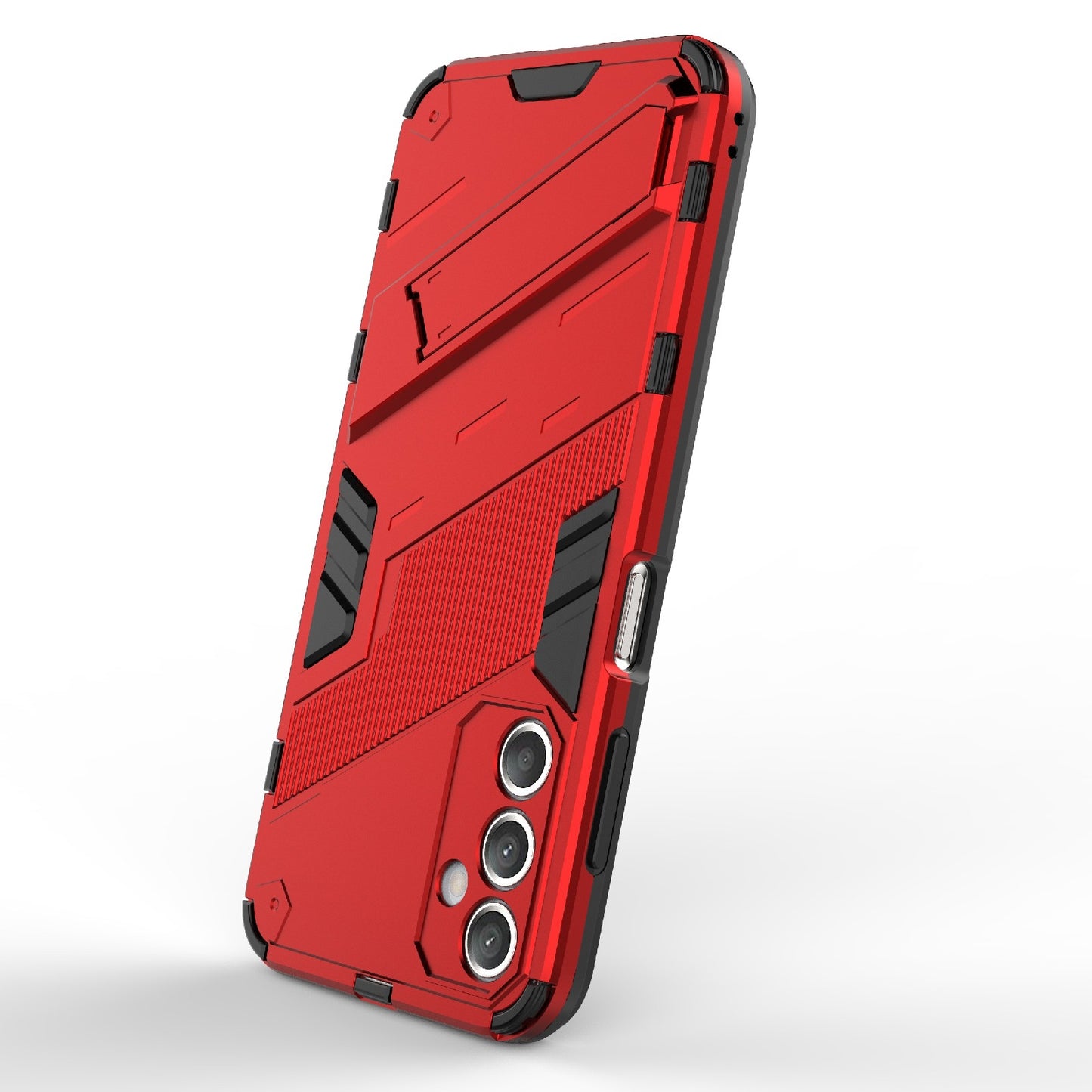 Samsung Galaxy A25 5G Shockproof Phone Case - Punk Armor 2-in-1 PC + TPU with Invisible Holder