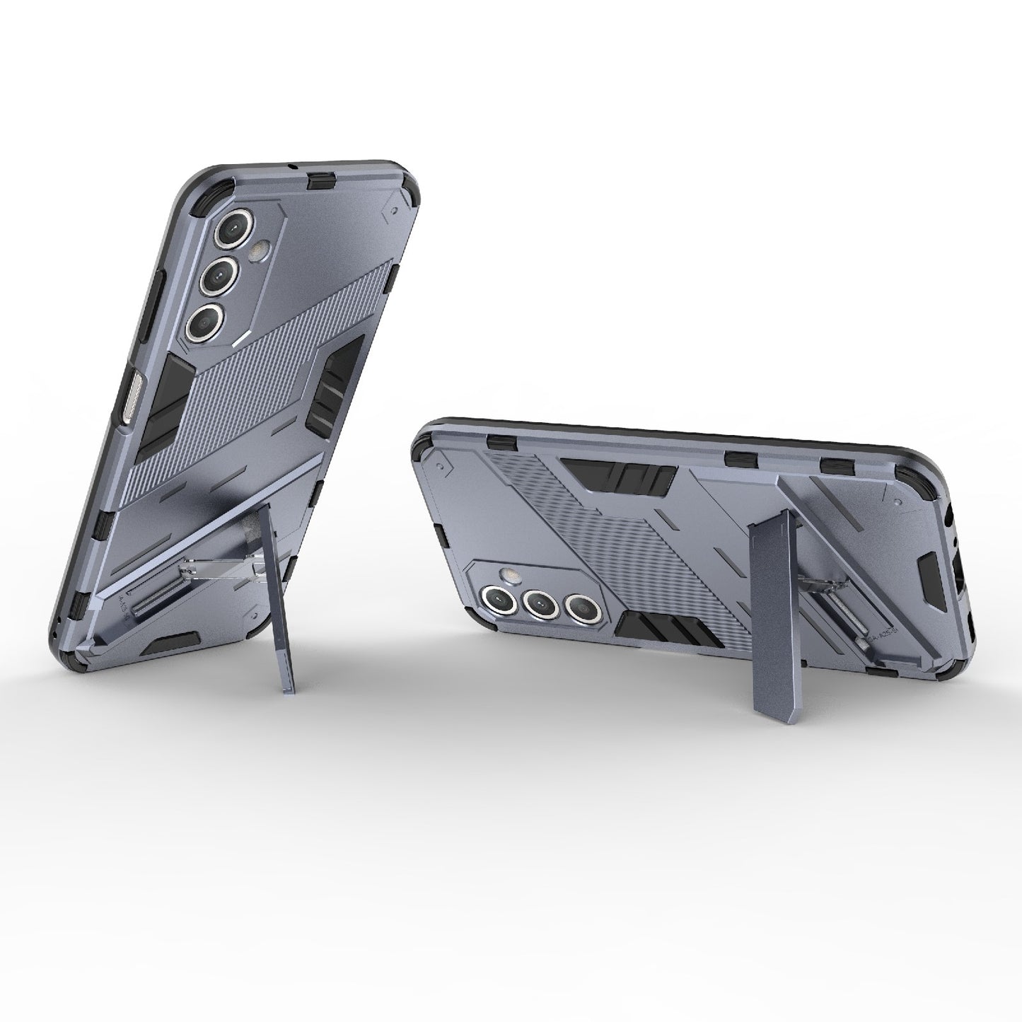 Samsung Galaxy A25 5G Shockproof Phone Case - Punk Armor 2-in-1 PC + TPU with Invisible Holder