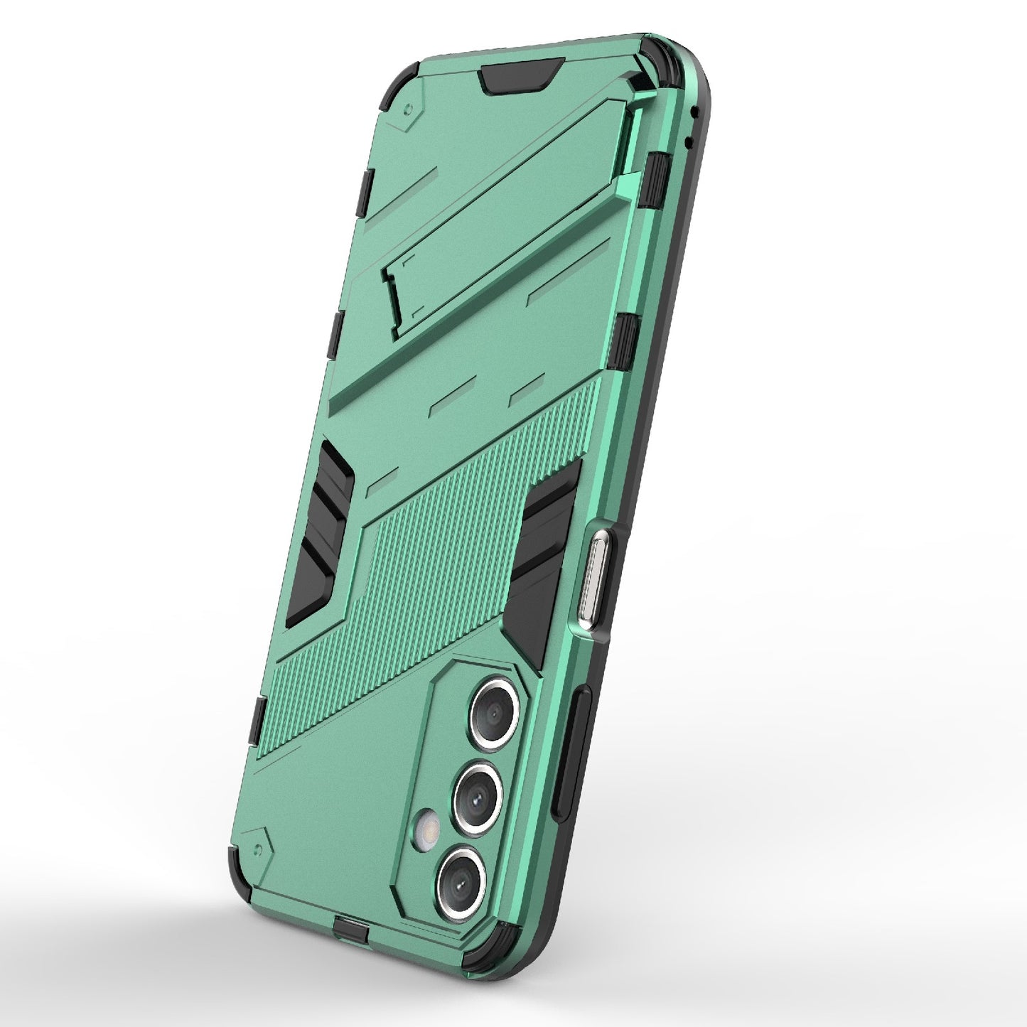 Samsung Galaxy A25 5G Shockproof Phone Case - Punk Armor 2-in-1 PC + TPU with Invisible Holder