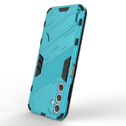 Samsung Galaxy A25 5G Shockproof Phone Case - Punk Armor 2-in-1 PC + TPU with Invisible Holder