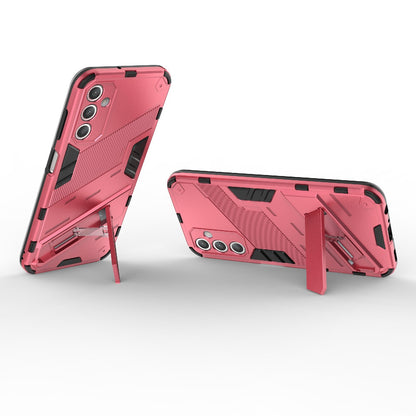 Samsung Galaxy A25 5G Shockproof Phone Case - Punk Armor 2-in-1 PC + TPU with Invisible Holder