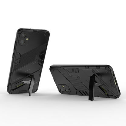Samsung Galaxy A05 4G Shockproof Phone Case - Punk Armor 2-in-1 PC + TPU with Invisible Holder