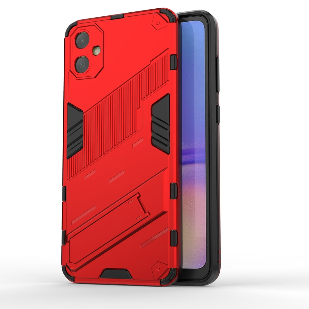 Samsung Galaxy A05 4G Shockproof Phone Case - Punk Armor 2-in-1 PC + TPU with Invisible Holder