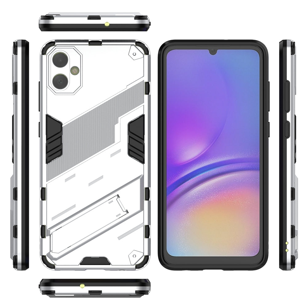 Samsung Galaxy A05 4G Shockproof Phone Case - Punk Armor 2-in-1 PC + TPU with Invisible Holder